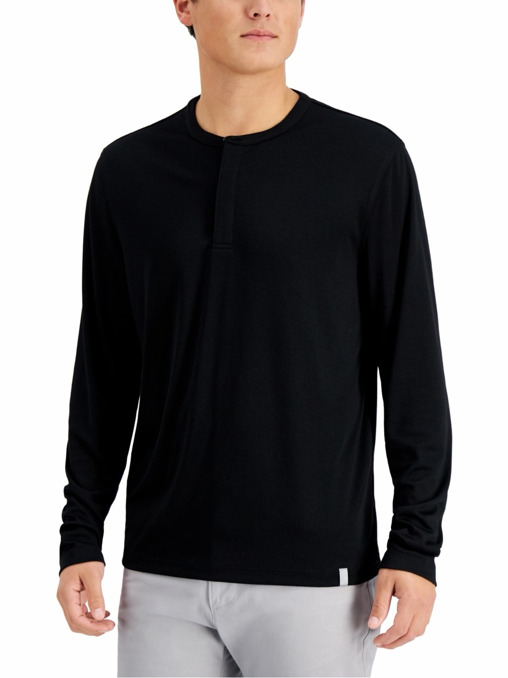 Alfani Men's Alfatech Solid Henley